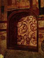 Роспись ниши алтаря Трехсвятительского придела ц. Воскресенья на Дебре. 80-е годы XVII века.