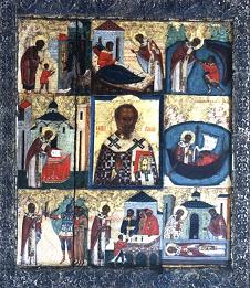 Икона Никола Можайский, вклад царя Ивана IV в костромской Ипатьевский монастырь