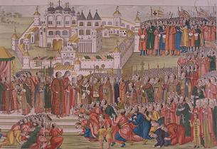 Михаил Романов и Земское посольство в Ипатьевском монастыре 14 марта 1613 г.